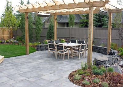 backyard design garden design wooden pergola